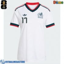 Fotballdrakt Dame Mexico Orbelin Pineda #17 Bortedrakt VM 2026 Kortermet